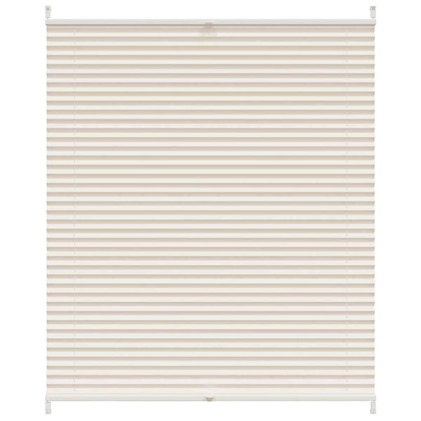 Плисирана щора 110 х 100 см, цвят крем