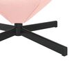 vidaXL Стол яйце Розово 63 x 73 x 90 см текстил
