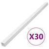 vidaXL Кабелен канал 50x25 мм 30 м PVC