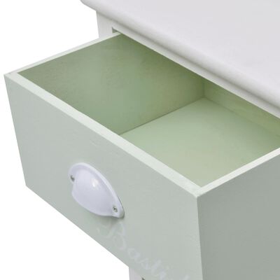 vidaXL Шкаф за съхранение във френски стил, 3 чекмеджета, дърво