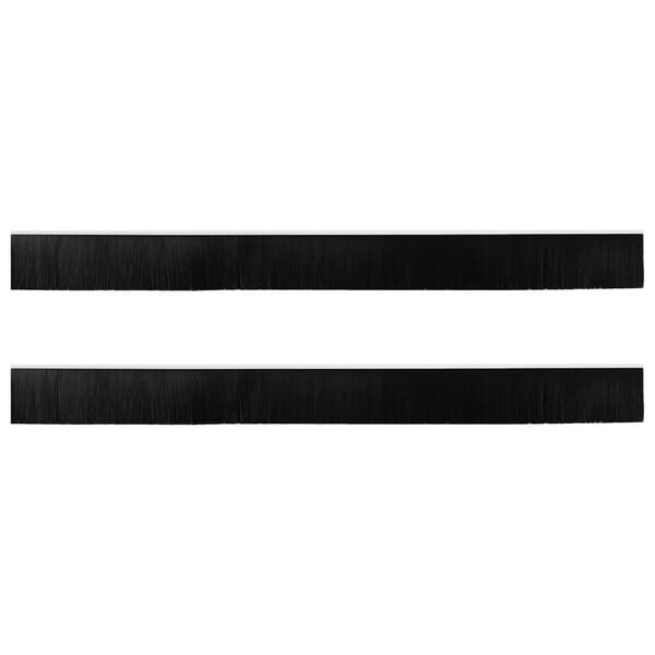 vidaXL Самозалепващи се четки за уплътняване на врати 2 pcs Бяло