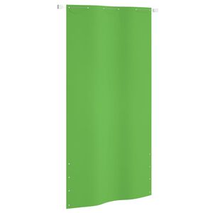 vidaXL Балконски параван, светлозелен, 120x240 см, оксфорд плат