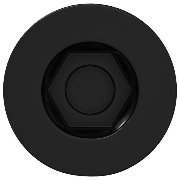 vidaXL Гнездова капачка с главичка 12 pcs Черно 7 x 40 мм Желязо