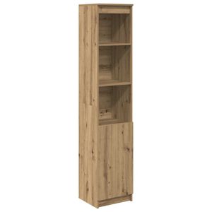 vidaXL Highboard Artisan Дъб 37,5x35x180 cm Инженерна дървесина