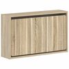 vidaXL Стенно шкафче за обувки ZWOLLE 71 x 17 x 43 см Дъб сонома