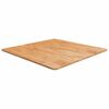 vidaXL Квадратен плот за маса, светлокафяв, 80x80x1,5 см, дъб масив