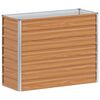 vidaXL Градинска повдигната леха Светло кафяво 100 x 40 x 77 cm