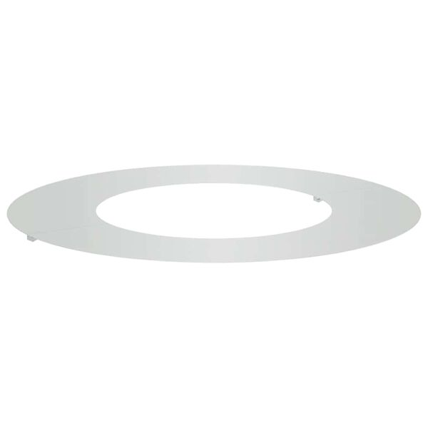 vidaXL подходяща за плоски дървени халки Сребрист Ø40 / 70 см