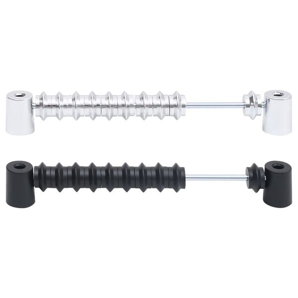 vidaXL Броячи на резултати за джаги, 2 бр, черно и сребристо