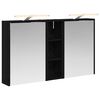 vidaXL Комплект шкафове за баня 3 бр. 106 x 16 x 62,5 см