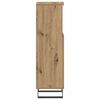 vidaXL Шкаф за баня, дъб артизан, 30x30x100 см, инженерно дърво