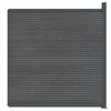 vidaXL Ограден панел, WPC, сив, 173x186 см