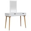 vidaXL Комплект тоалетно шкафче FAUSKE 2 pcs Бяло 100 x 50 x 143 см