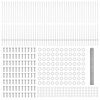 vidaXL Ограда с пост Сребрист 1,5 x 100 м Стомана