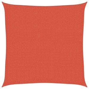 vidaXL Платно-сенник, 160 г/м&sup2;, квадратно, теракота, 2,5x2,5 м, HDPE