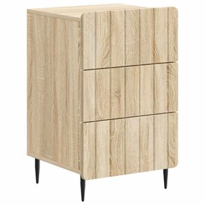 vidaXL Нощен шкаф Дъб сонома 43x 41 x 68 см Инженерна дървесина