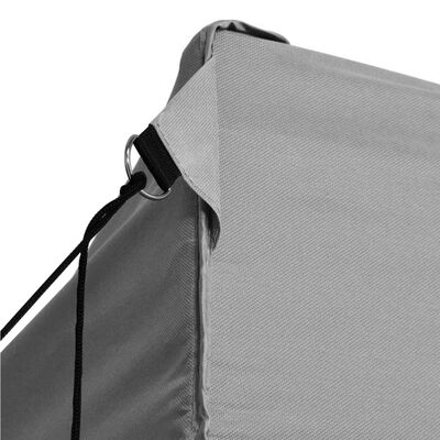 vidaXL Сгъваема парти шатра с 4 странични стени 3х6 м стомана антрацит