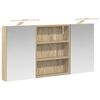 vidaXL Комплект шкафове за баня 3 бр. 100 x 10,5 x 50 см