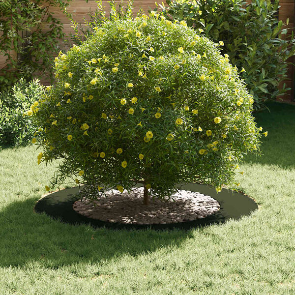 vidaXL подходяща за плоски дървени халки 5 pcs Маслиненозелен