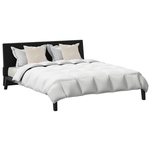 vidaXL Зимен юрган с възглавница 3 pcs Бяло Пухени пера