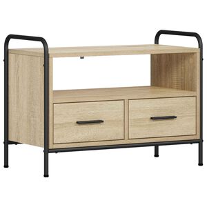 vidaXL ТВ шкаф 67,5 x 33 x 50 см Дъб сонома Инженерна дървесина