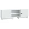 vidaXL ТВ шкаф Бял 150 x 31 x 50 см Инженерен дървен материал