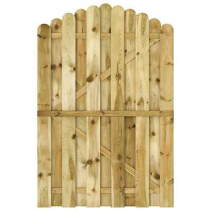 vidaXL Градинска порта, импрегниран бор, 100x150 см