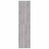 vidaXL Гардероб, сив сонома, 100x50x200 см, инженерно дърво