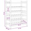 vidaXL Винен рафт Естествен 57 x 29,5 x 72 см Бамбук