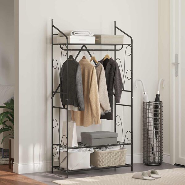 vidaXL Отворен Гардероб Едноцветен 78 x 36 x 158 см