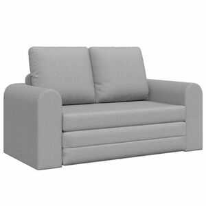 vidaXL Диван легло Облачно сиво 148 x 71 x 83 см текстил