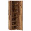 vidaXL Висок шкаф Старо дърво 45 x 42,5 x 185 см