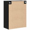 vidaXL Стенно монтиран шкаф Черния дъб 69,5 x 34 x 180 см