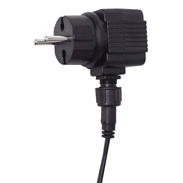 vidaXL Правоъгълен фонтан за басейн, LED, неръждаема стомана, 45 см