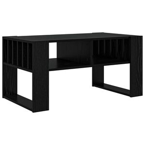 vidaXL Масичка за кафе Черния дъб 92 x 49,5 x 45 см
