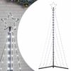 vidaXL LED коледна елха 339 светодиода студено бяло 182 см