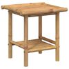 vidaXL Маса за кафе 45x45x45 см бамбук