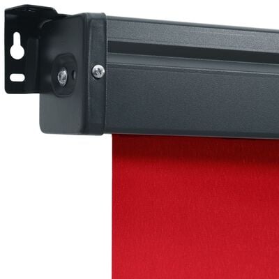 vidaXL Вертикална тента за балкон, 165x250 см, червена