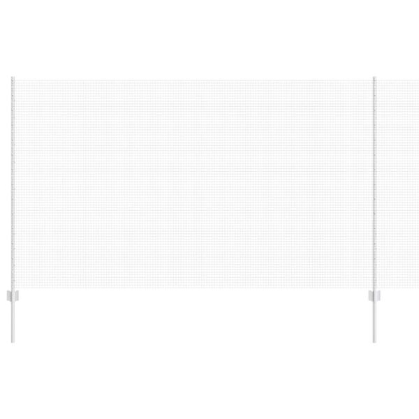 vidaXL Ограда с пост Сребрист 1,4 x 50 m Стомана