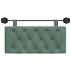 vidaXL Висяща табла Морско зелено 90 x 55 x 7 см Кадифе