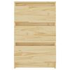 vidaXL Нощни шкафчета, 2 бр, 40x29,5x64 см, бор масив