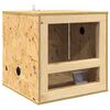 vidaXL Терариум Кафяво 40 x 40 x 40 cm ОСБ