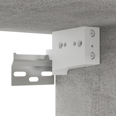 vidaXL ТВ шкафове, 4 бр, бетонно сиви, 60x30x30 см, ПДЧ