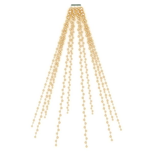 vidaXL Коледни лампички мрежа с 500 LED 500 см