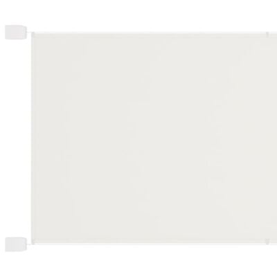 vidaXL Вертикален сенник, бял, 140x360 см, оксфорд плат