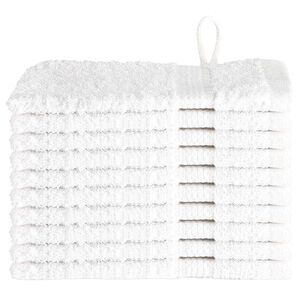 vidaXL Хавлия за гости SOLUND 10 бр. Бяло 15 x 21 cm 550 gsm
