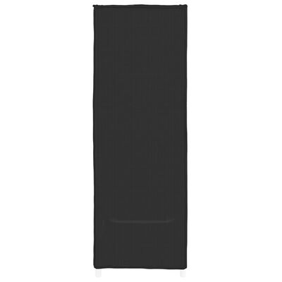 vidaXL Шкаф за обувки, черен, 60x28x90 см, плат