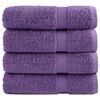 vidaXL Премиум кърпи за баня SOLUND 4 бр лилави 70x140 см 600 gsm