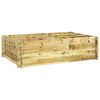 vidaXL Повдигната леха, 150x100x40 см, импрегнирано дърво