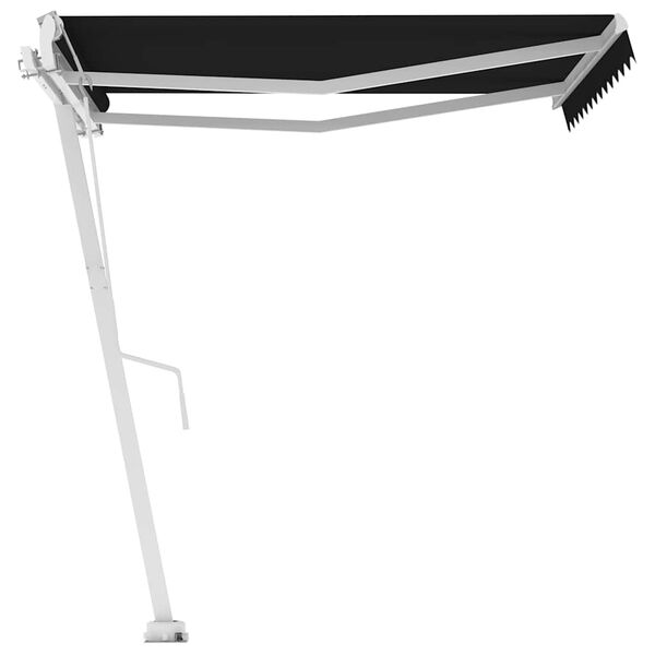 vidaXL Свободностояща автоматична тента, 350x250 см, антрацит